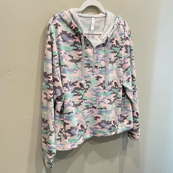 Fabletics Hallie Cinchable Half Zip Hoodie - Size: Large - Picture 8 of 12